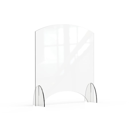 Rosseto Serving Solutions Avant Guarde 36x40 Acrylic Sneeze Guard with Pass-Through Window, 1 EA AG017